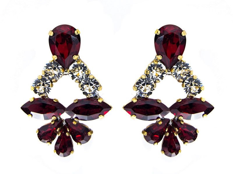 pendientes de swarovski para fiesta boda evento de legorburu en apparentia