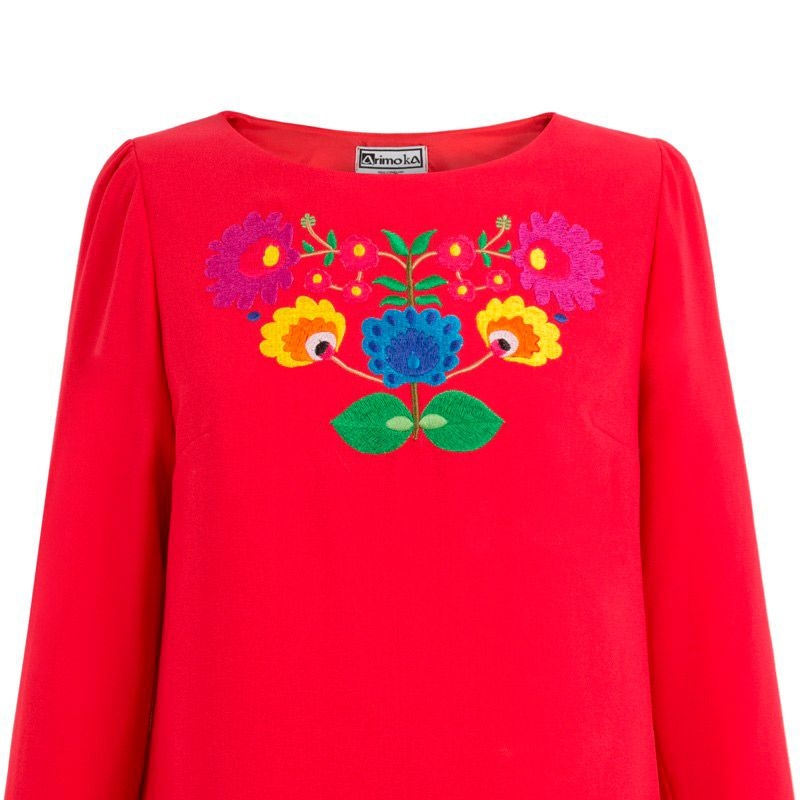 vestido-rojo-de-manga-larga-para-ocasiones-especiales-eventos-oficina-de-otono-invierno-de-arimoka-en-apparentia