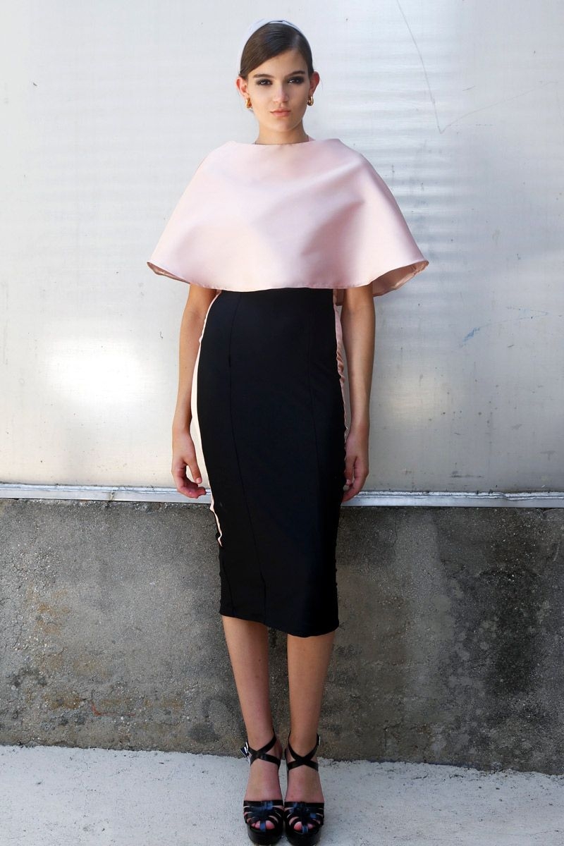 comprar online vestido de fiesta negro y rosa midi de tirantes ajustado para nochevieja fiestas eventos bodas coctel bautizo de cousin bliss en apparentia