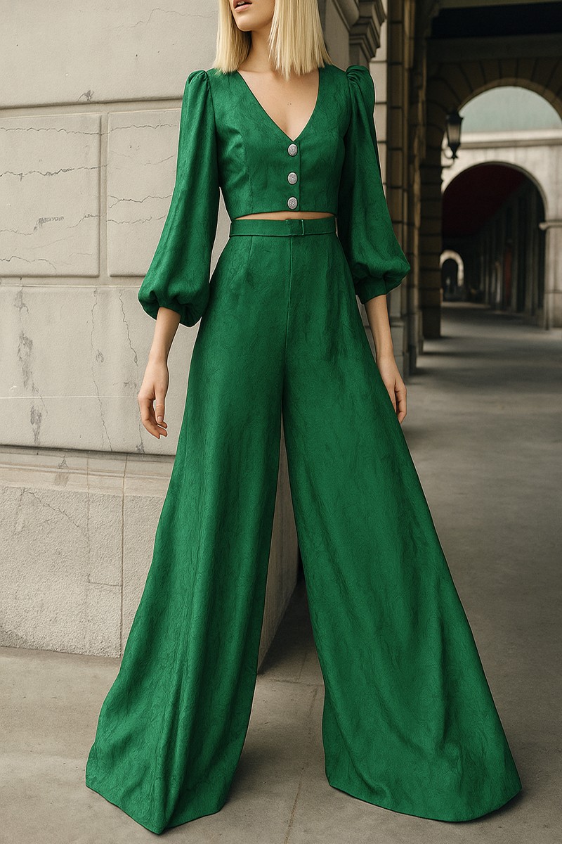 conjunto-falda-pantalon-verde-invitada-boda-evento-fiesta-online-otoño-tendencias-color