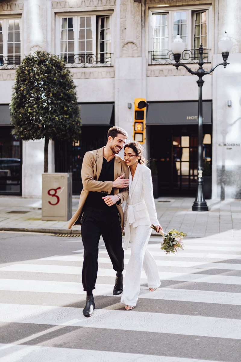 traje de novia de blazer y pantalon de lentejuelas para boda íntima, segundo vestido de novia, preboda, evento de trabajo, fiesta