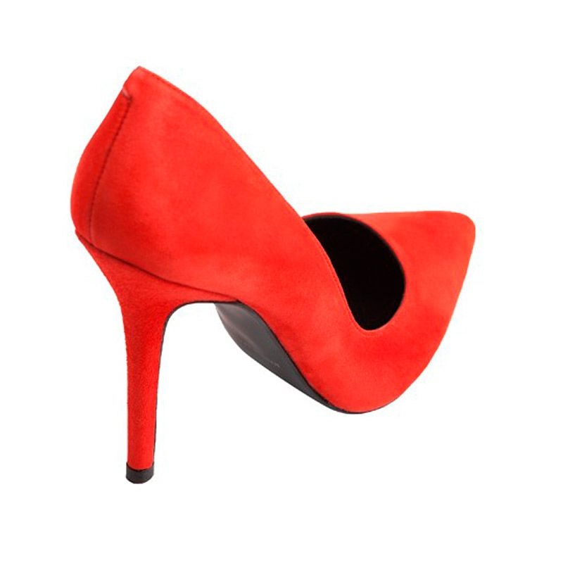 salones rojo anaranjado con tacon de 10 centimetros de fiesta boda evento coctel bautizo comunion de mas34 en apparentia