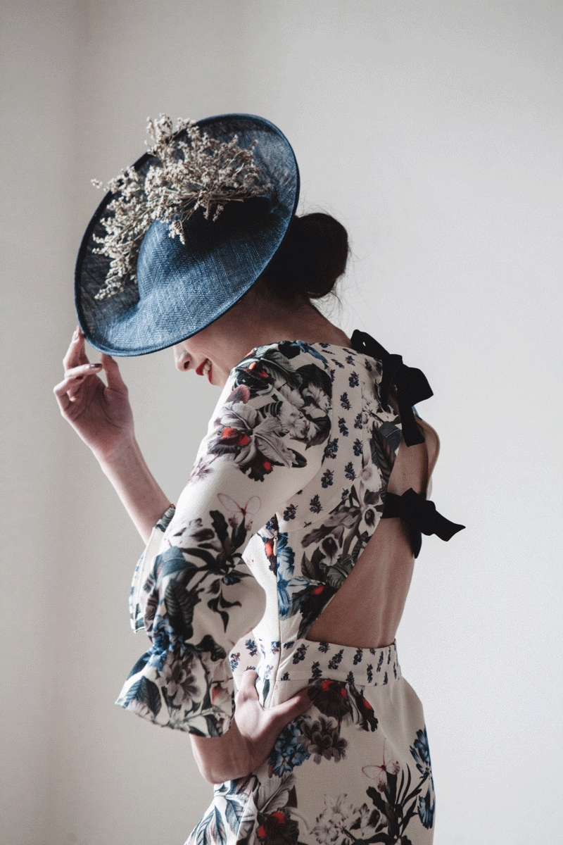 vestidos de flores de manga larga y escote en la espalda para boda eventos fiestas coctel bautizo comunion graduacion de bouret en apparentia