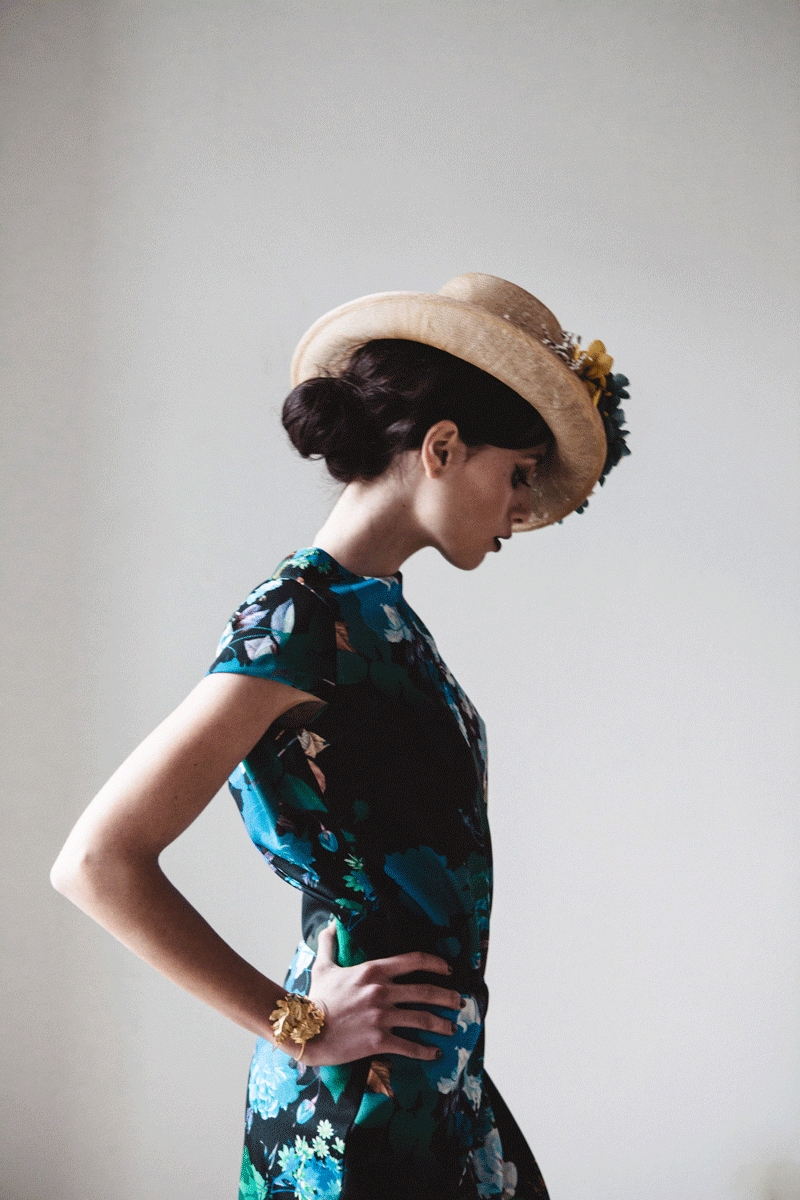 vestidos de flores midi de manga corta para boda evento fiesta coctel bautizo comunion graduacion de bouret en apparentia