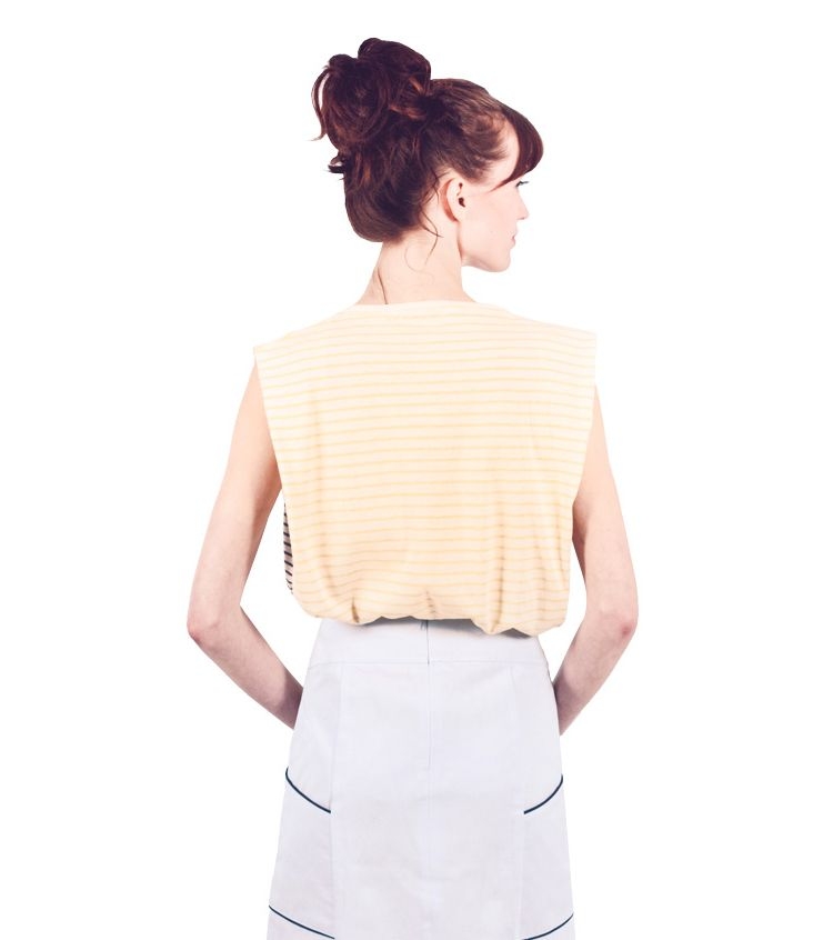 Camiseta rayas amarillas lucy