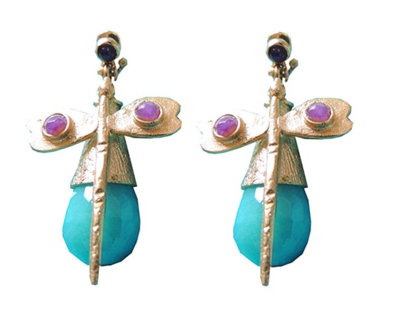 Pendientes India Turquesa