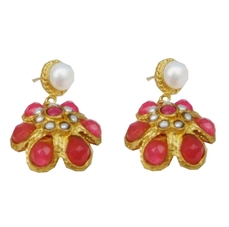 Pendientes Berry Fucsia