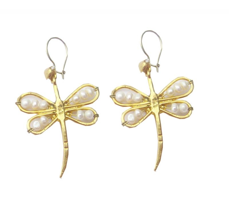 Pendientes Dragonfly Pearl