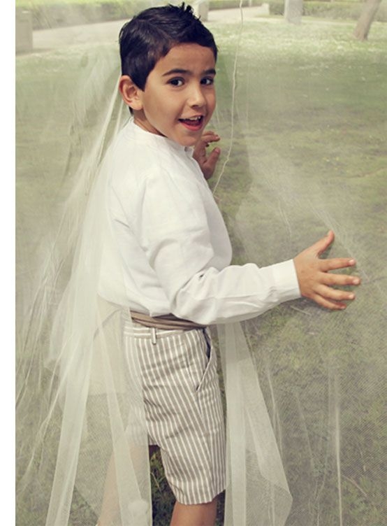 conjunto rayas beige