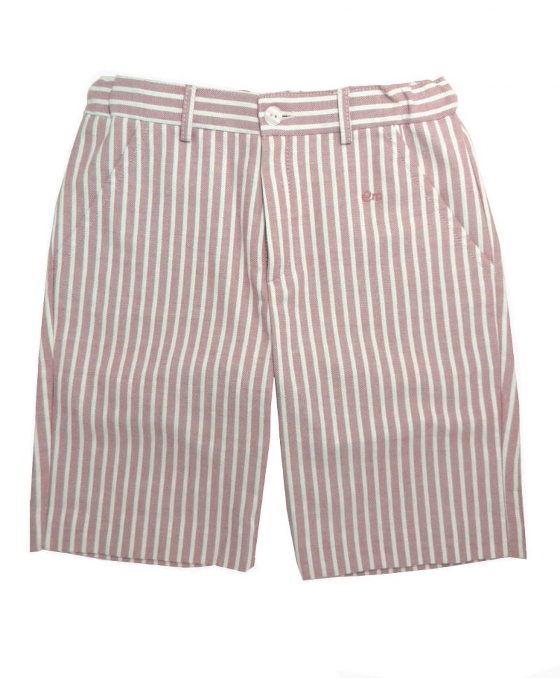 conjunto rayas beige