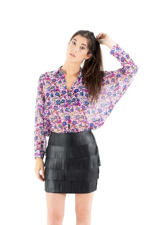 falda flecos