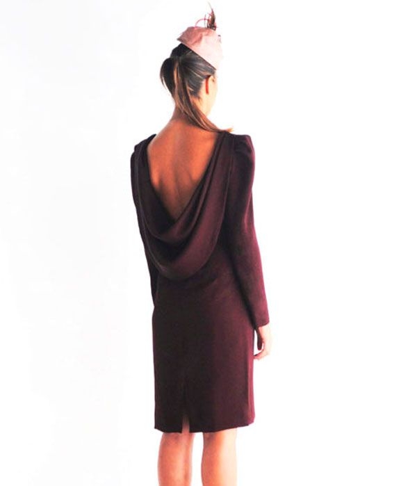 VESTIDO DRAPEADO ESPALDA