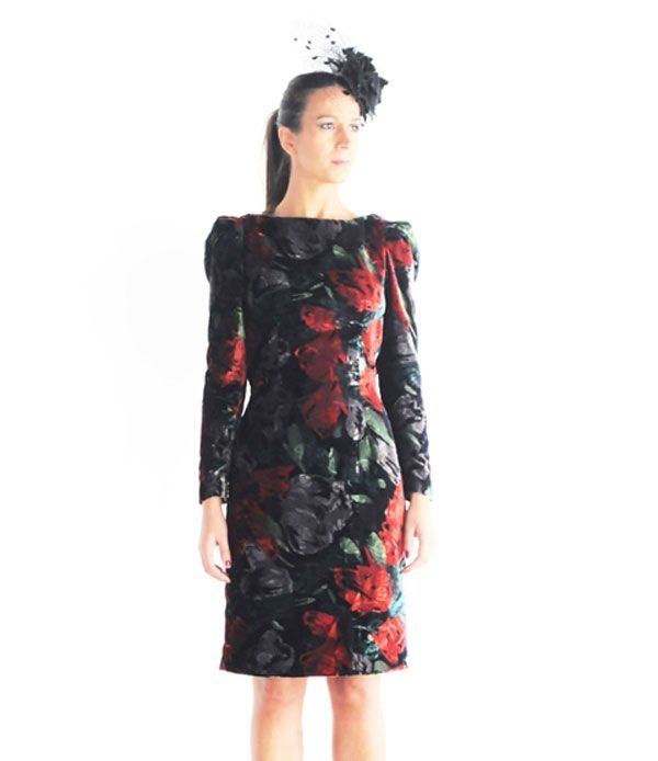 DRESSED VELVET DRESS