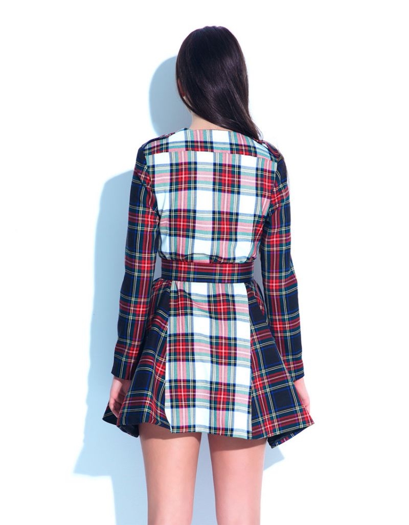 Vestido Tartán abrigo