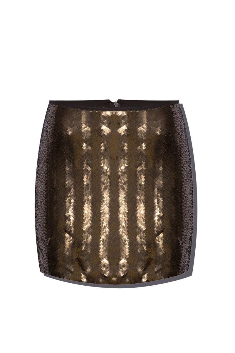 Falda Lentejuelas Dorada